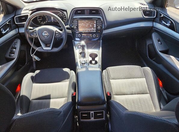 1N4AA6AP5HC430820 2017 NISSAN MAXIMA Белый Вид панели приборов