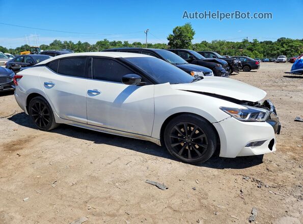 1N4AA6AP5HC430820 2017 NISSAN MAXIMA Белый Передняя правая четверть