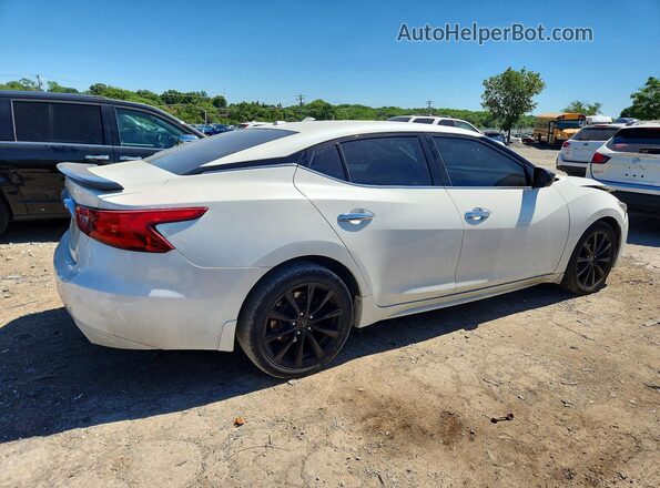 1N4AA6AP5HC430820 2017 NISSAN MAXIMA Белый Задняя правая четверть
