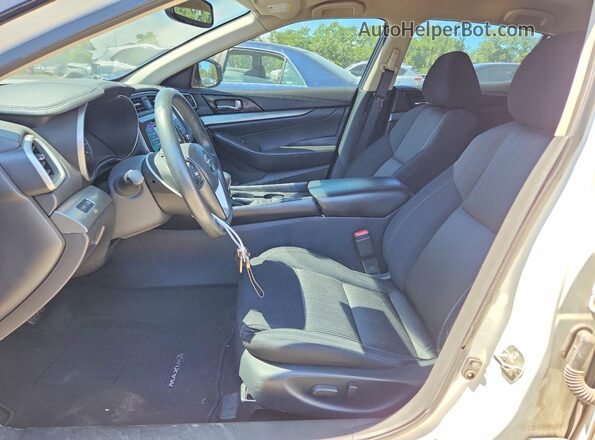 1N4AA6AP5HC430820 2017 NISSAN MAXIMA Белый Вид салона спереди