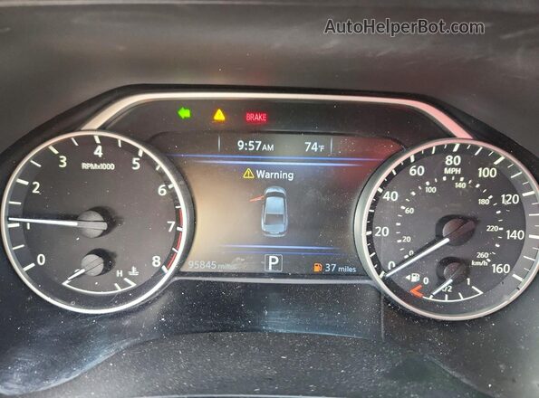 1N4AA6AP5JC367319 2018 NISSAN MAXIMA Silver Vista del cuadro de instrumentos