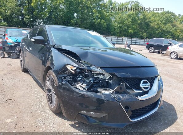 1N4AA6AP6GC379276 2016 NISSAN MAXIMA Black Widok z przodu