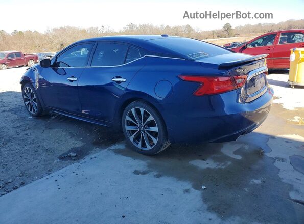 1N4AA6AP6GC386695 2016 NISSAN MAXIMA Синий Задняя левая четверть
