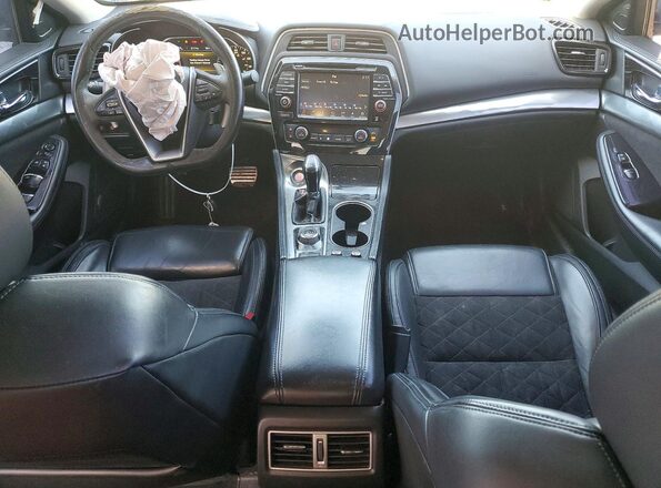 1N4AA6AP6GC386695 2016 NISSAN MAXIMA Синий Вид панели приборов
