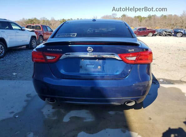 1N4AA6AP6GC386695 2016 NISSAN MAXIMA Синий Вид сзади