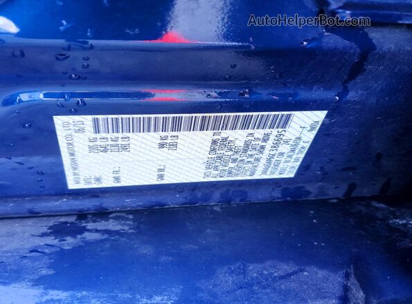 1N4AA6AP6GC386695 2016 NISSAN MAXIMA Синий Вид подкапотного пространства