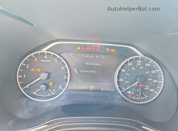1N4AA6AP6GC399026 2016 NISSAN MAXIMA White Instrument cluster view