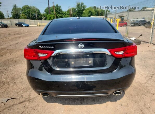 1N4AA6AP6GC415158 2016 NISSAN MAXIMA Black Widok z tyłu