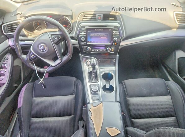 1N4AA6AP6GC415158 2016 NISSAN MAXIMA Black Widok deski rozdzielczej