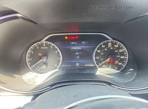 1N4AA6AP6GC415158 2016 NISSAN MAXIMA Black Widok zestawu wskaźników