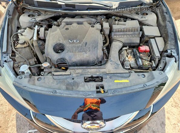 1N4AA6AP6GC415158 2016 NISSAN MAXIMA Black Widok wnętrza z tyłu