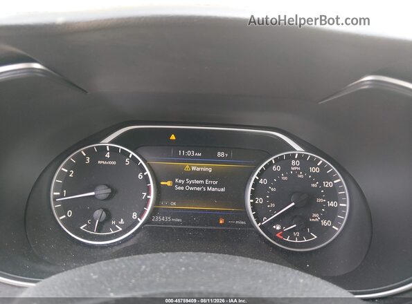 1N4AA6AP6GC419601 2016 NISSAN MAXIMA Silver Вид задніх сидінь