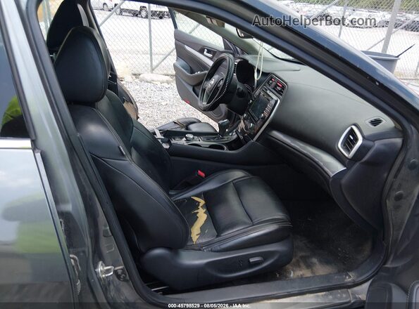 1N4AA6AP6GC420425 2016 NISSAN MAXIMA Gray წინა სალონის ხედი