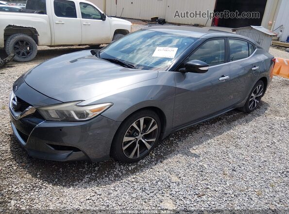 1N4AA6AP6GC420425 2016 NISSAN MAXIMA Gray წინა მარცხენა ხედი სამი მეოთხედიდან