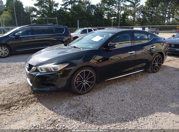 1N4AA6AP6GC434583 2016 NISSAN MAXIMA Black Передня ліва чверть
