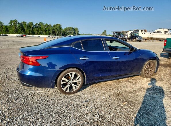 1N4AA6AP6GC905955 2016 NISSAN MAXIMA Синий Задняя правая четверть
