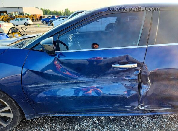 1N4AA6AP6GC905955 2016 NISSAN MAXIMA Синий Вид салона спереди