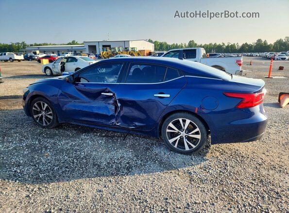 1N4AA6AP6GC905955 2016 NISSAN MAXIMA Синий Задняя левая четверть