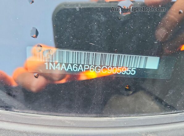 1N4AA6AP6GC905955 2016 NISSAN MAXIMA Синий Вид подкапотного пространства