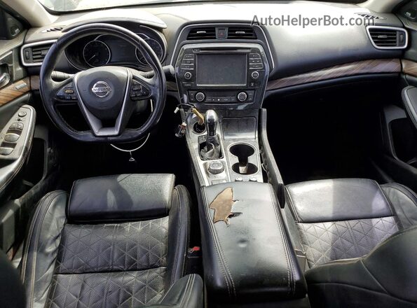 1N4AA6AP6HC365685 2017 NISSAN MAXIMA Серый Вид панели приборов