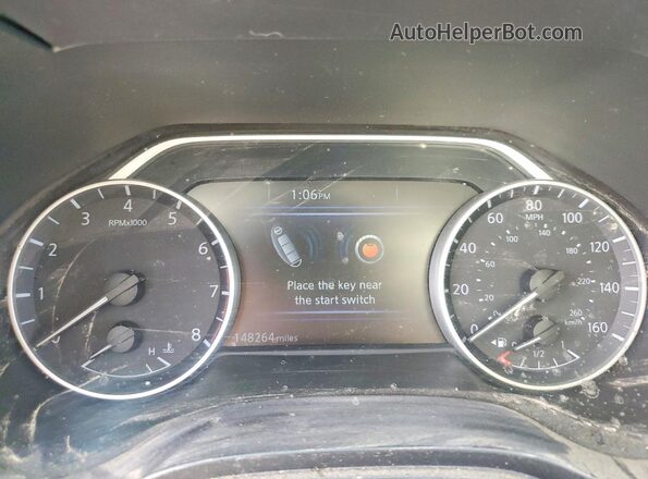 1N4AA6AP6HC365685 2017 NISSAN MAXIMA Серый Вид щитка приборов