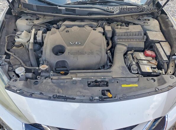 1N4AA6AP6HC366481 2017 NISSAN MAXIMA Серебряный Вид задней части салона
