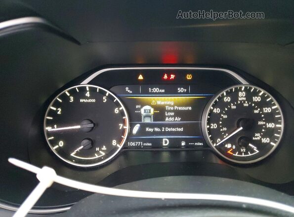 1N4AA6AP6HC377920 2017 NISSAN MAXIMA Gray Սարքավորումների վահանակի տեսք