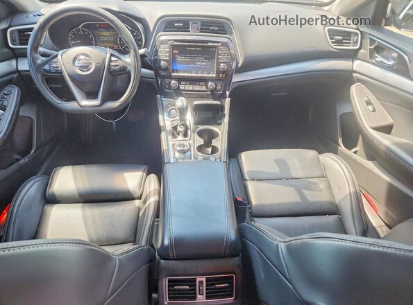 1N4AA6AP6HC392563 2017 NISSAN MAXIMA Black Widok deski rozdzielczej