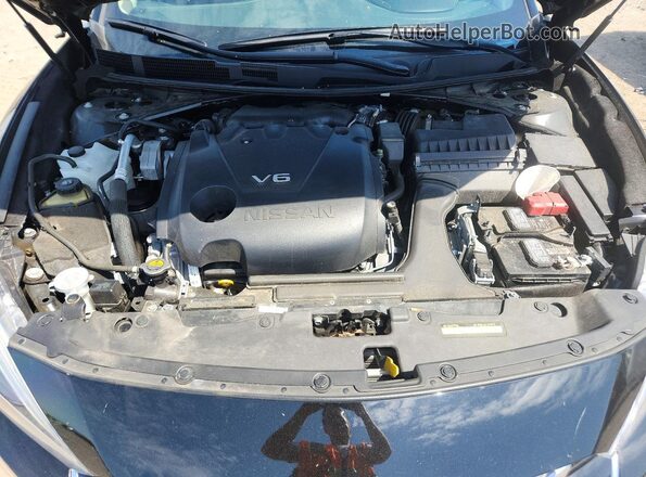1N4AA6AP6HC392563 2017 NISSAN MAXIMA Black Widok wnętrza z tyłu