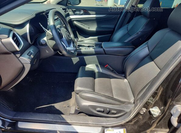 1N4AA6AP6HC392563 2017 NISSAN MAXIMA Black Widok wnętrza z przodu