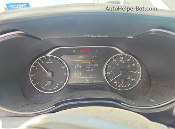 1N4AA6AP6HC395494 2017 NISSAN MAXIMA Black Вид щитка приладів
