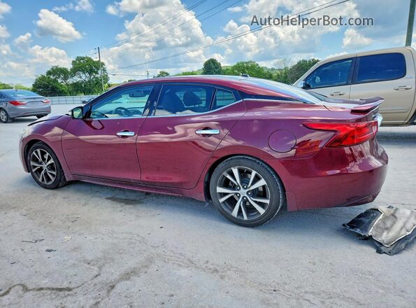1N4AA6AP6HC411869 2017 NISSAN MAXIMA Burgundy უკანა მარცხენა