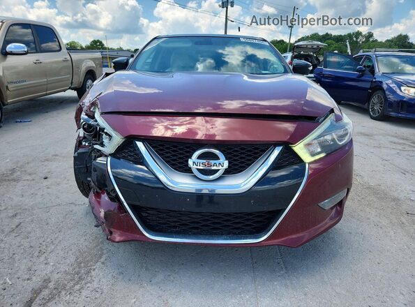 1N4AA6AP6HC411869 2017 NISSAN MAXIMA Burgundy წინა ხედი
