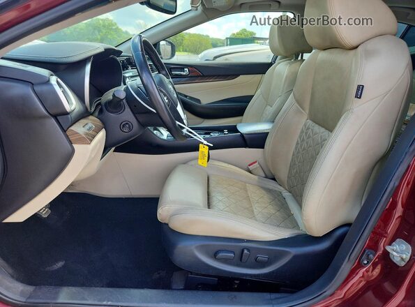 1N4AA6AP6HC411869 2017 NISSAN MAXIMA Burgundy წინა სალონის ხედი
