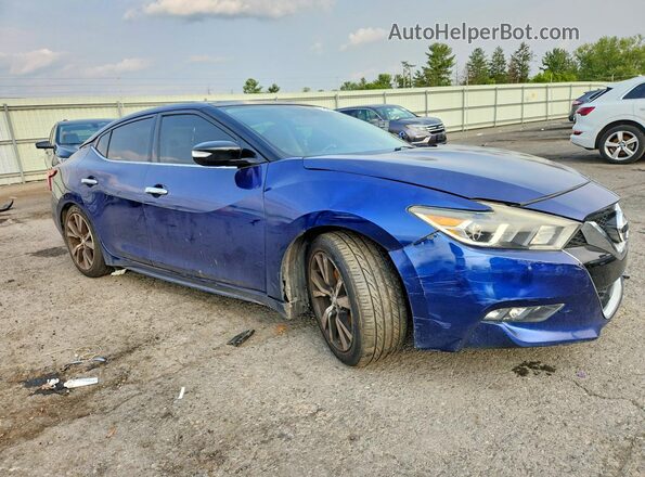 1N4AA6AP6HC424394 2017 NISSAN MAXIMA Blue Przód prawy