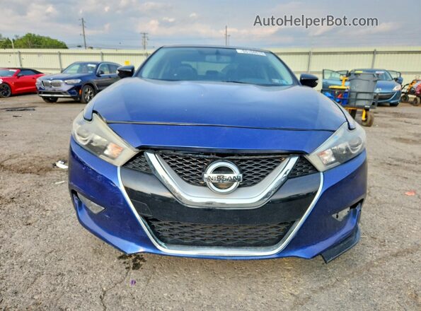 1N4AA6AP6HC424394 2017 NISSAN MAXIMA Blue Widok z przodu