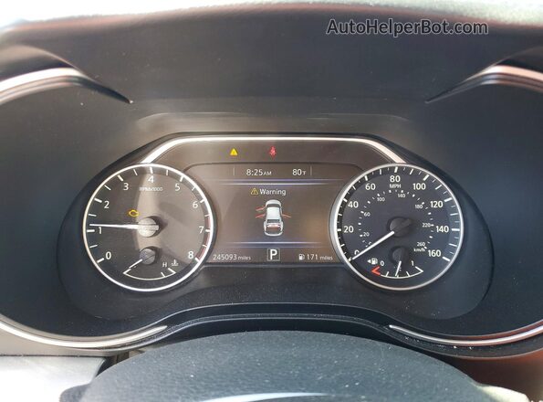 1N4AA6AP6HC432303 2017 NISSAN MAXIMA Gray Вид щитка приладів