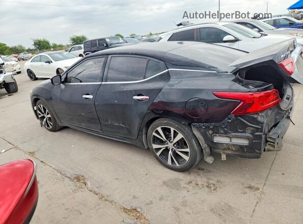 1N4AA6AP6HC444595 2017 NISSAN MAXIMA Black Trasero izquierdo