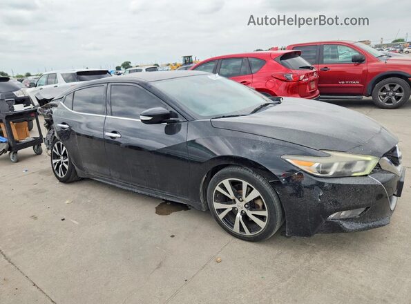 1N4AA6AP6HC444595 2017 NISSAN MAXIMA Black Delantero derecho