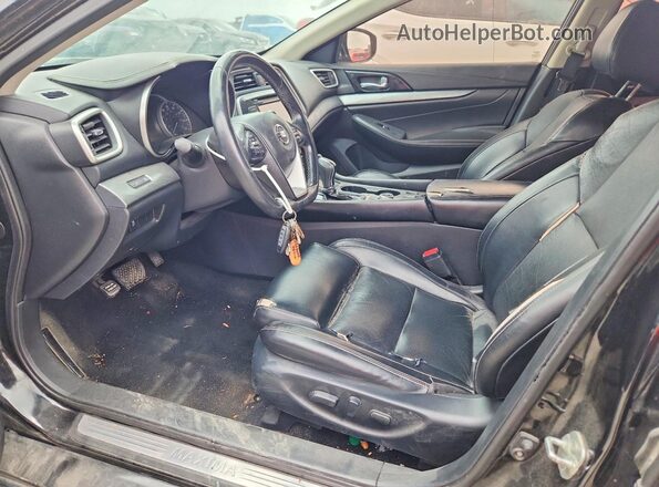 1N4AA6AP6HC444595 2017 NISSAN MAXIMA Black Vista interior delantera