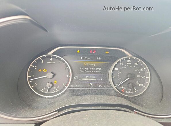 1N4AA6AP6HC444595 2017 NISSAN MAXIMA Black Vista del cuadro de instrumentos