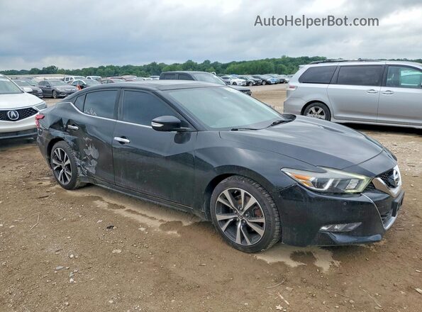 1N4AA6AP6HC457198 2017 NISSAN MAXIMA Черный Передняя правая четверть