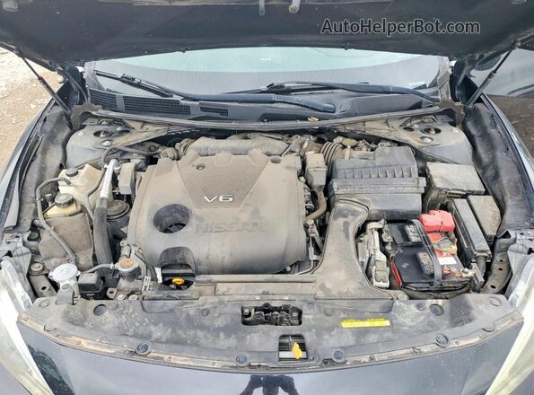 1N4AA6AP6HC457198 2017 NISSAN MAXIMA Черный Вид задней части салона