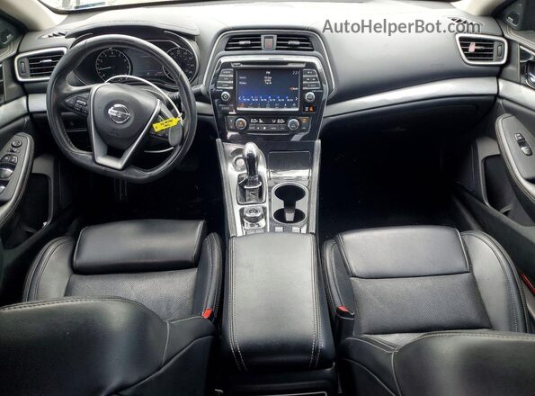 1N4AA6AP6HC457198 2017 NISSAN MAXIMA Черный Вид панели приборов