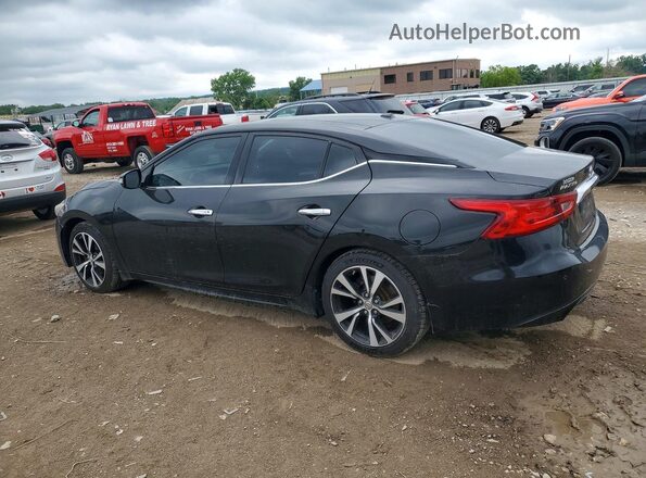 1N4AA6AP6HC457198 2017 NISSAN MAXIMA Черный Задняя левая четверть