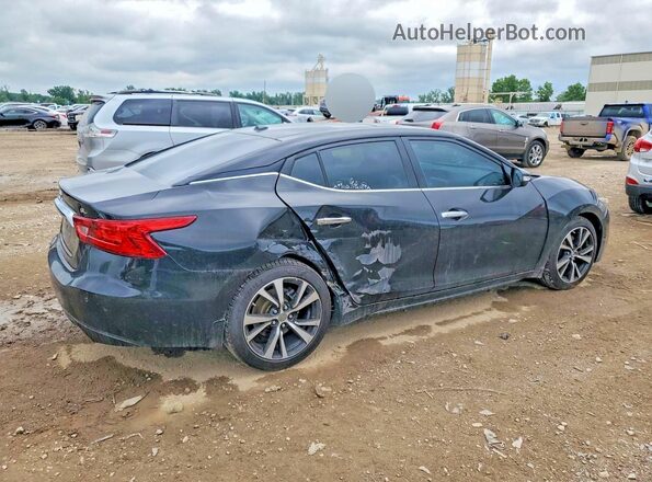 1N4AA6AP6HC457198 2017 NISSAN MAXIMA Черный Задняя правая четверть