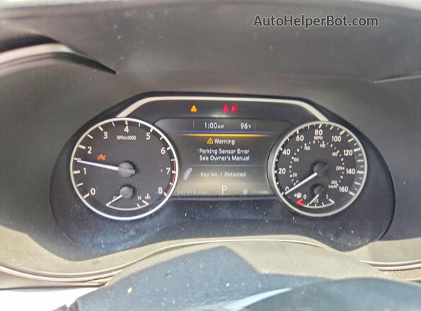 1N4AA6AP6JC378104 2018 NISSAN MAXIMA Black Instrument cluster view