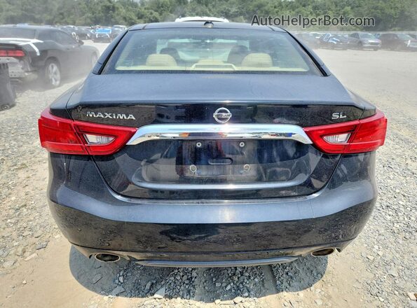 1N4AA6AP6JC378104 2018 NISSAN MAXIMA Black Rear view