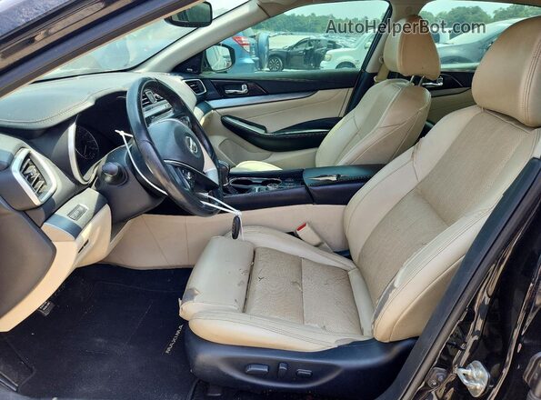1N4AA6AP6JC378104 2018 NISSAN MAXIMA Black Front interior view