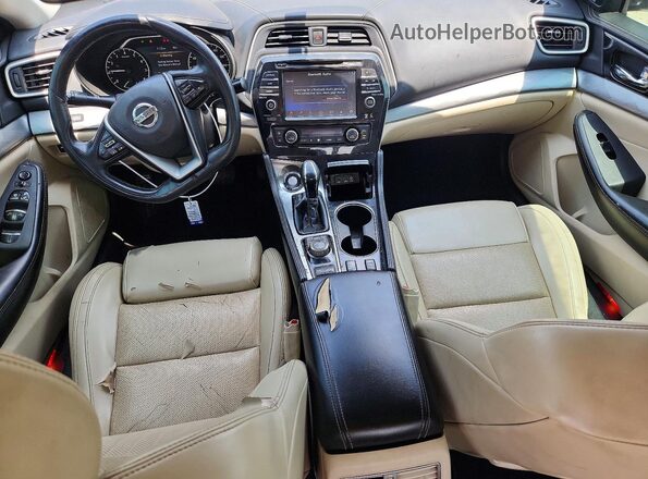 1N4AA6AP6JC378104 2018 NISSAN MAXIMA Black Dashboard view